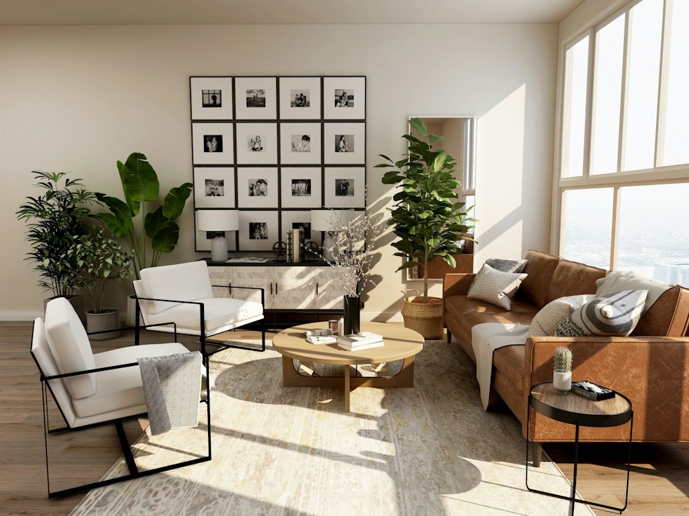 Happy family in new East Bay living room